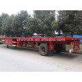 2015 hot selling flat bed semi trailer,tri-axle low bed semi trailer